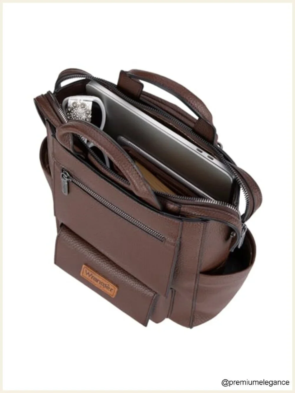 Vegan Leather Convertible Anti Theft Backpack Purse with Adjustable Strap
